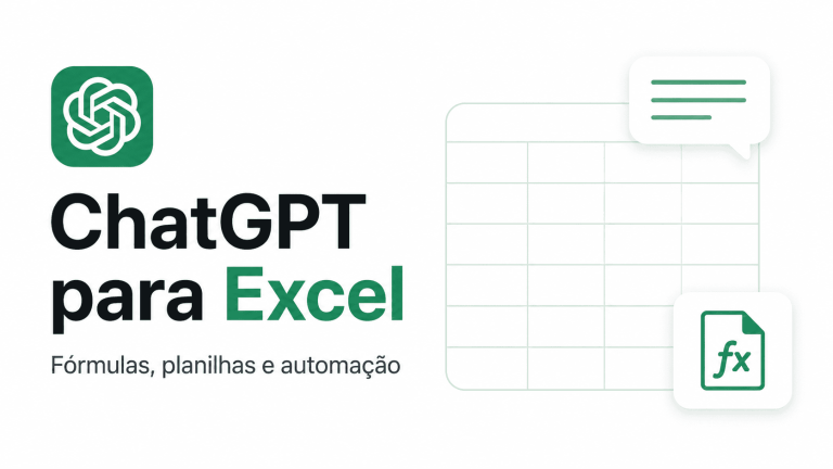 ChatGPT para Excel ajudando a criar fórmulas e analisar planilhas