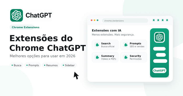 Extensões do Chrome ChatGPT