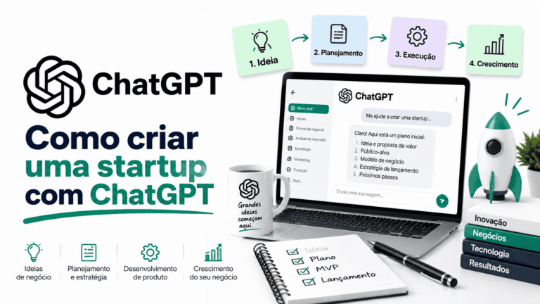 Como criar uma startup com ChatGPT: da ideia ao MVP e ao primeiro cliente