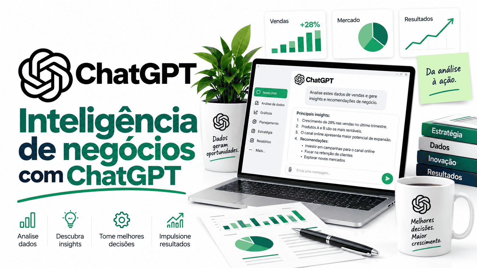 Inteligência de negócios com ChatGPT: como analisar dados e gerar insights confiáveis