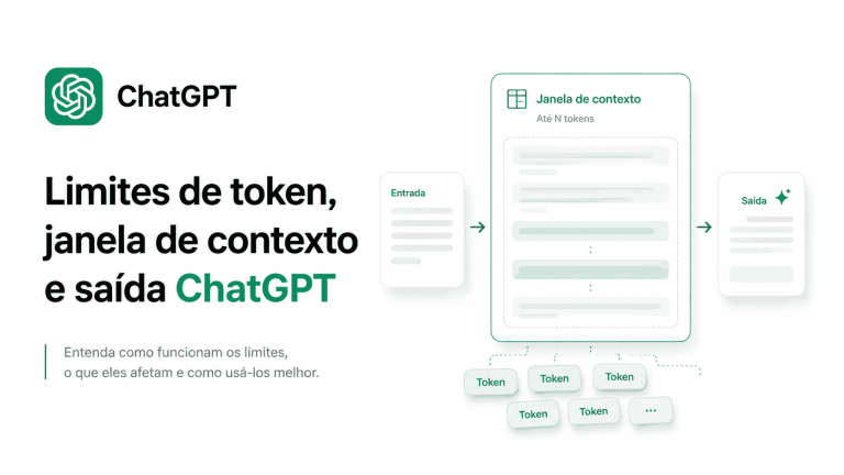 Limites de token, janela de contexto e saída no ChatGPT