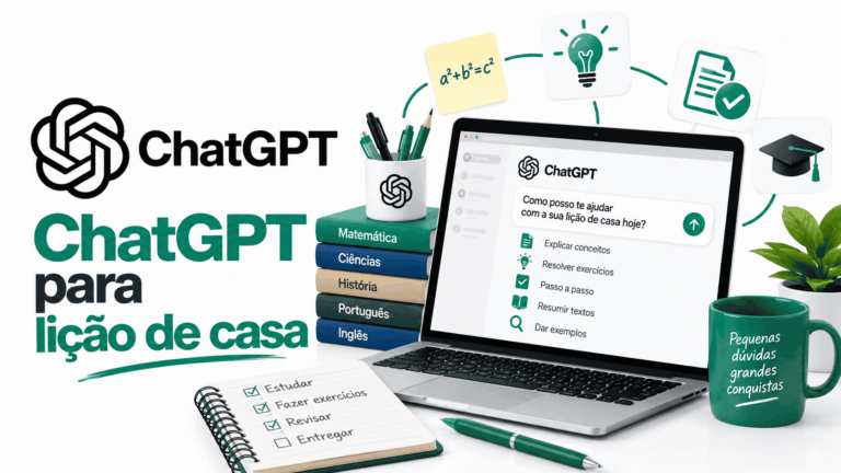 ChatGPT para lição de casa: como pedir ajuda sem copiar respostas