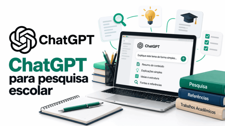 ChatGPT para pesquisa escolar: como usar com fontes e autoria