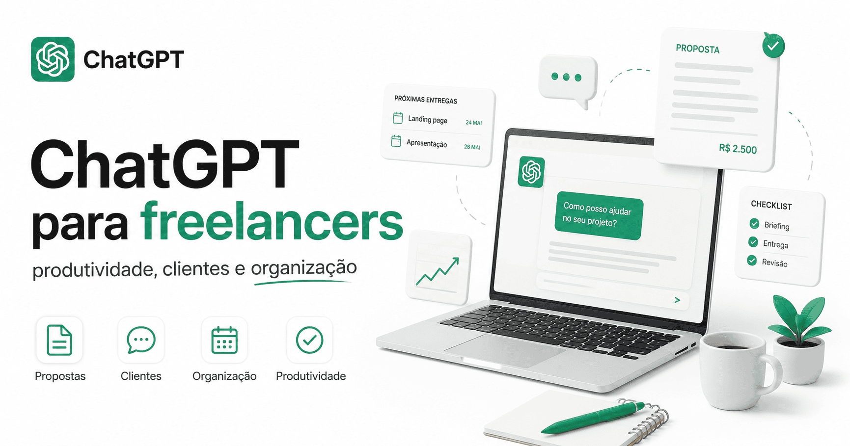ChatGPT para freelancers: usos e prompts práticos