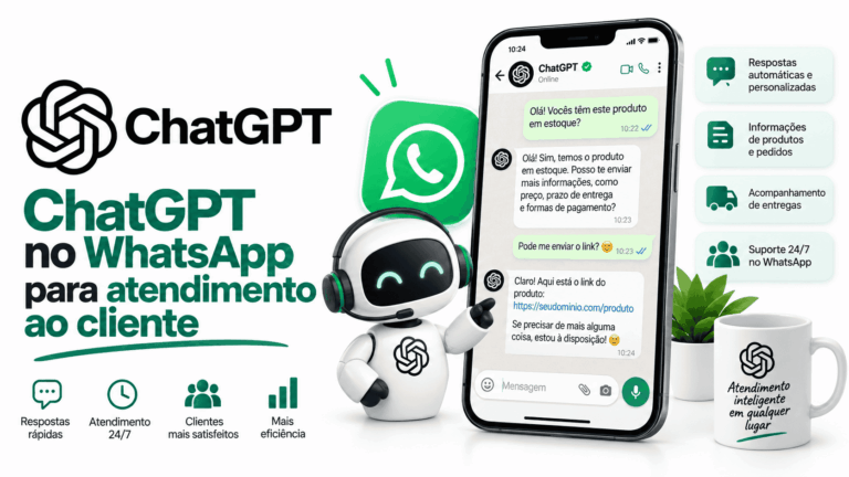 ChatGPT no WhatsApp para atendimento ao cliente: como usar e integrar com segurança