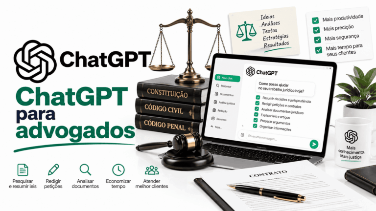 ChatGPT para advogados: como usar na advocacia com segurança, sigilo e revisão
