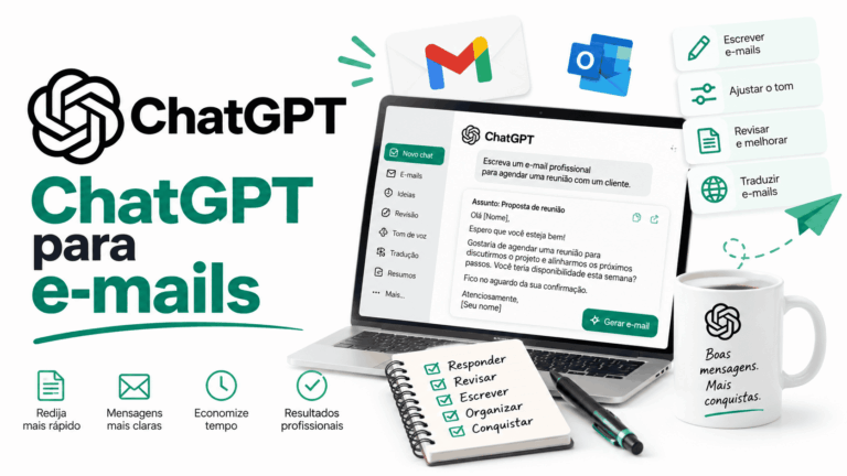 ChatGPT para e-mails: como escrever, responder e revisar mensagens com clareza