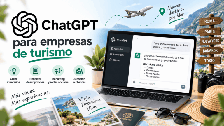ChatGPT para empresas de turismo: usos, prompts e implementação