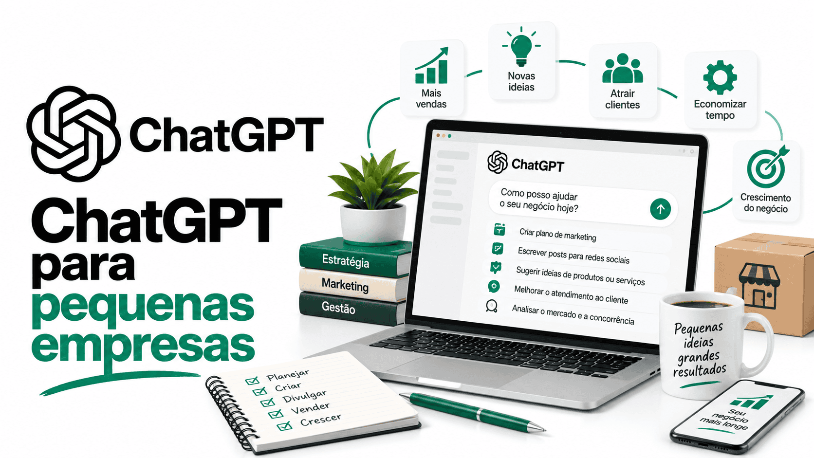 ChatGPT para pequenas empresas: como usar no dia a dia com segurança