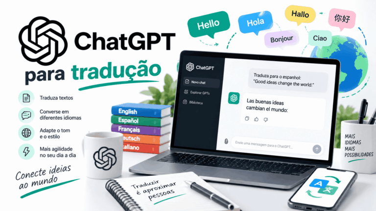 ChatGPT para tradução: como traduzir textos, arquivos e voz