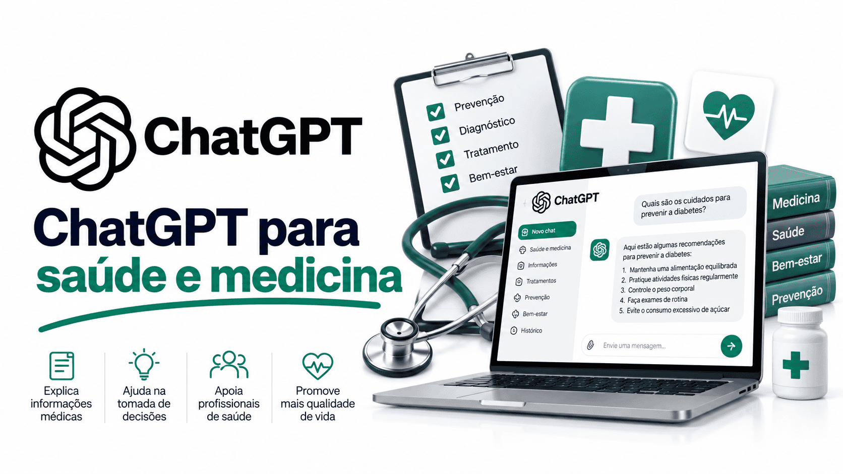 ChatGPT para saúde e medicina: como usar com segurança e conhecer os limites